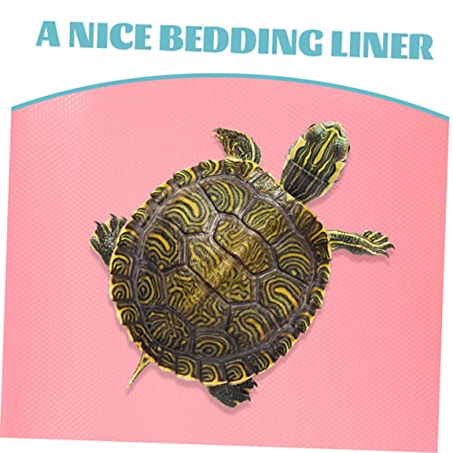 Sosoport 150m Reptile Carpet Substrate for Terrarium Soft Durable Bedding for Leopard Geckos Snakes Tortoises and Lizards Non-Toxic Easy to Clean Pink Design