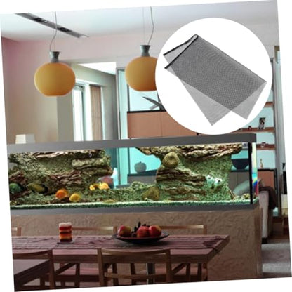 Yardwe Aquarium Jumping Net Cover Versatile Plastic Mesh Screen Lid for Fish Tanks Easy Installation Ventilated Betta Fish Divider Panel for Terrariums