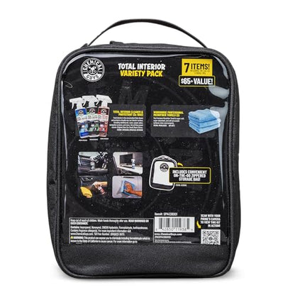 Chemical Guys, Total Interior Cleaner Variety Kit, New Car & Black Cherry | Sample two aromas in one box, a one-step spray for dashes, seats, door panels and screens, boxed ready to gift - size: 48 Fl Oz (Pack of 1), style: BAG KIT