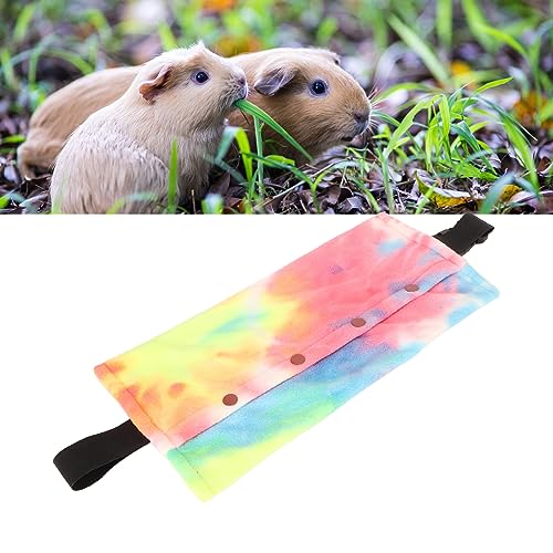 Reptile Sling Carrier with Adjustable Strap, Soft Warm Pouch for Bearded Dragon, Lizard, Leopard Gecko, Hamster, Small Animals, Iridescent - color: Iridescence