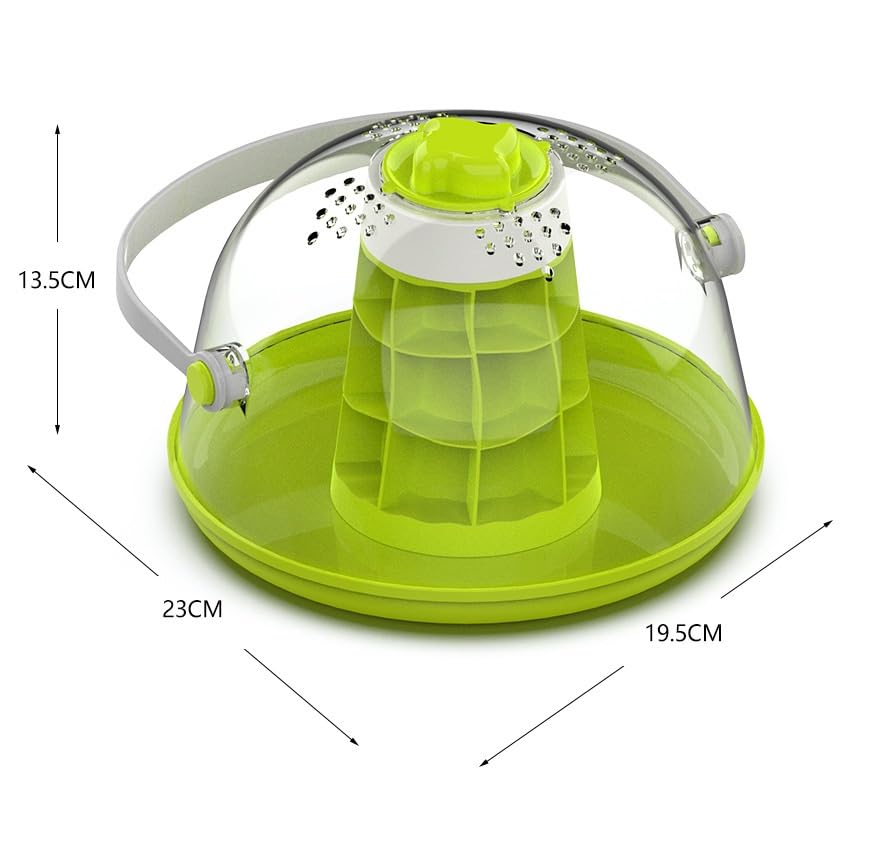 Snail Observation Terrariums Breeding Box, Round Snail Habitat Starter Kit, Ideal for Snails, Beetles, Spiders, Small Reptiles, Insects; Made of ABS, PC Material
