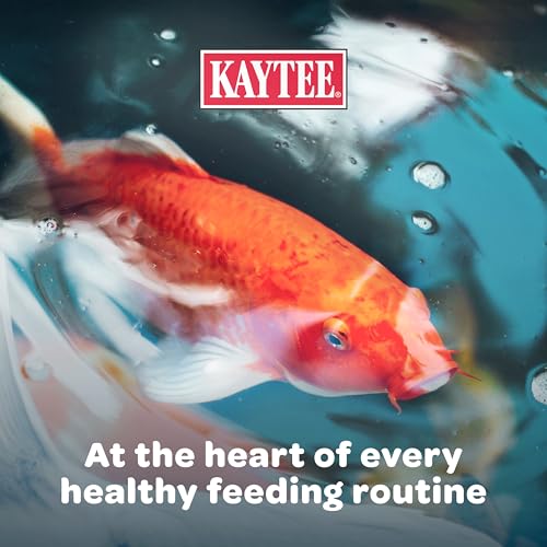 Kaytee Koi’s Choice Floating Fish Food for Koi, Goldfish & Pond Fish | Supports growth. Fish food pellets for all seasons. 35% protein, fish meal first, highly digestible koi food - size: 25 Pound (Pack of 1)