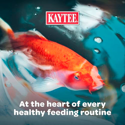 Kaytee Koi’s Choice Floating Fish Food for Koi, Goldfish & Pond Fish | Supports growth. Fish food pellets for all seasons. 35% protein, fish meal first, highly digestible koi food - size: 25 Pound (Pack of 1)