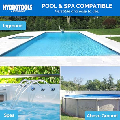 Swimline HYDROTOOLS BY SWIMLINE 8720 Extra Large Capacity Pool & Spa Chemical Dispenser | Compatible With Bromine & Chlorine Supports 1-3’’ Tablets | Adjustable Control Ring For Customizable Flow Rate - color: Classic