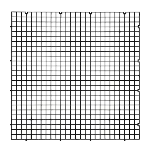 Aquarium Plastic Grid Divider Tray Egg Crate, 2 Pcs L | Grid Isolate Board Divider Fish Tank Bottom Black Filter Tray - size: Black 2 Pcs L
