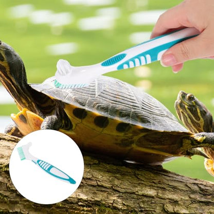 UPKOCH 2pcs Aquatic Turtle Shell Cleaning Brush Portable Mud and Dirt Remover for Tortoise Tanks and Reptile Habitats Household Use