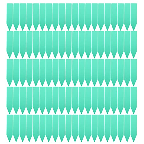 100 PcsPlant Markers, PVC Garden Stakes with Design for Identifying Vegetables Flowers Seedlings in Outdoor Farmland Orchard Yard.