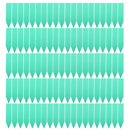 100 PcsPlant Markers, PVC Garden Stakes with Design for Identifying Vegetables Flowers Seedlings in Outdoor Farmland Orchard Yard.
