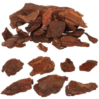 Tree Bark Base Material for DIY Model Scenes Lightweight Natural Miniature Nature Decor 1.96X1.18X0.19In Essential Architecture Model Supplies for Terrariums and Train Sets