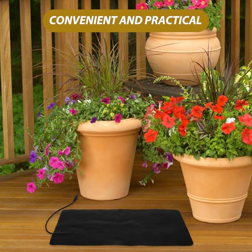 HEMOTON Seed Heating Mat: Adjustable Temperature Plant Heating Mat 32.8x18x0.3cm - USB Powered Plant Starter Pad for Outdoor Seed Germination
