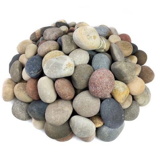 FANTIAN 20 lbs Large River Rocks for Outdoor Landscaping, 3-4 Inch Decorative Pebbles for Landscaping Garden Yard Paving Fish Tank Plant Crafting Walkways and Painting | Large Stones Decorative Pebbles for Landscaping, Garden, Plant, Yard Paving, Fish Tan