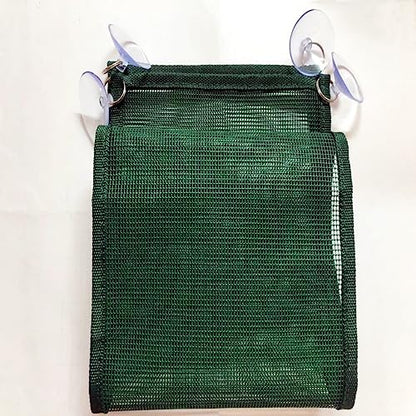Bearded Dragon Lizard Hammock - Breathable Mesh Lounger Ladder Bearded Dragon, Reptile Hammock Accessories for Bearded Dragons Geckos Lizards - color: Green