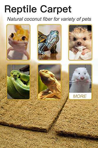 Coconut Fiber Mat, Yarrdfir 24 x 160 inch Natural Coconut Liners for planters Flower Basket, Natural Coconut Fiber mat, Garden Decoration, Animal pet pad, Reptile Carpet, Snow Mat (24 x 160) - size: 24 x 160