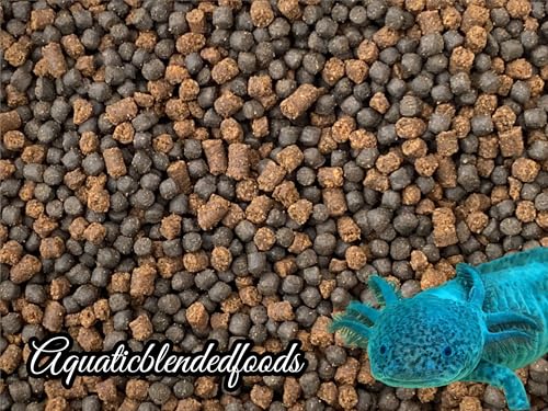 Axolotl Food Soft PELLETS 3.2 & BLACKWORM PELLETS 3.0 Aquatic Frogs,African Clawed Frog A451 (6oz) - size: 6 Ounce (Pack of 1)