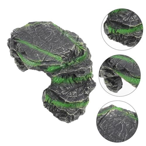 LIOOBO Turtle Resin Platform Turtle Tank Accessories Reptile Climbing Place Decorative Basking Platform Fish Tank Ornament