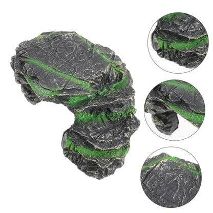 LIOOBO Turtle Resin Platform Turtle Tank Accessories Reptile Climbing Place Decorative Basking Platform Fish Tank Ornament