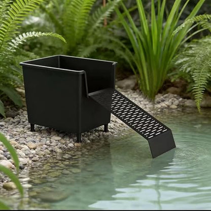 Hanging Turtle Laying Eggs Mud Turtle Breeding Box Basking Platform Turtle Dock for Basking Nesting Box Ramp for Reptile Frog Terrapin