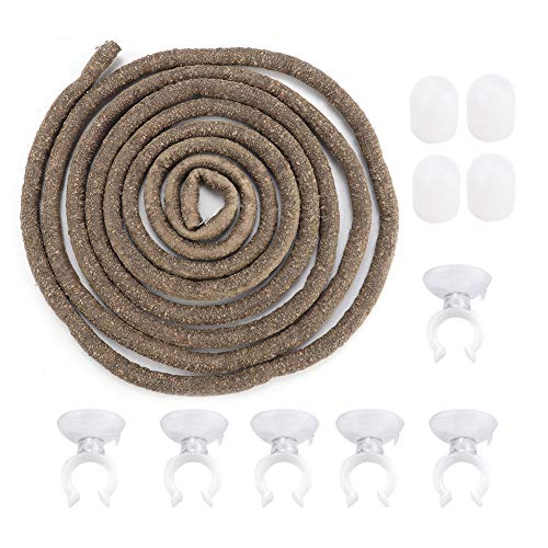 9.84ft Flexible Rattan Reptile Climbing Vine, Bendable Jungle Vine, Chameleon Climbing Branch, Reptile Habitat, Lizard Habitat Accessories, Terrarium Plant Decor (Small Size) - size: Small Size