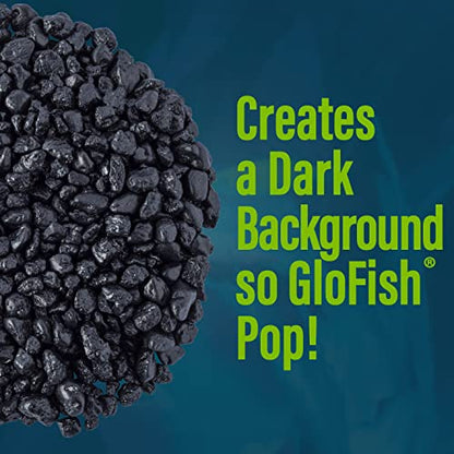 Glofish Aquarium Gravel, Solid Black, 5-Pound Bag - color: Black, size: 5 pound