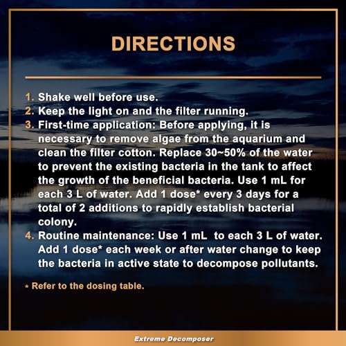 AZOOPLUS BIO XD Extreme Decomposer Nitrifying Bacteria for Freshwater and Saltwater Fish Tank 8.45 Ounces - size: 8.45 oz