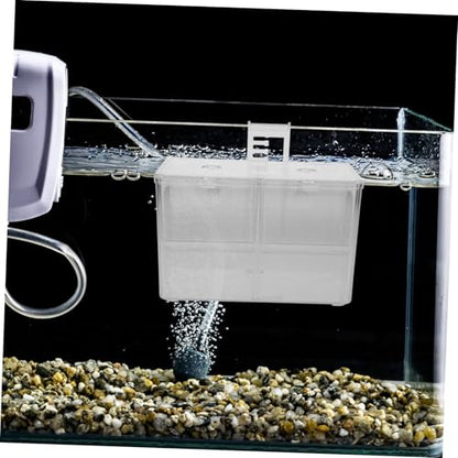 Abaodam Transparent Acrylic Fish Incubator Box with Hook Fish Isolation Case for Aquarium Breeding Easy to Clean Shrimp and Reptile Nursery Divider Safe Hatching Tank