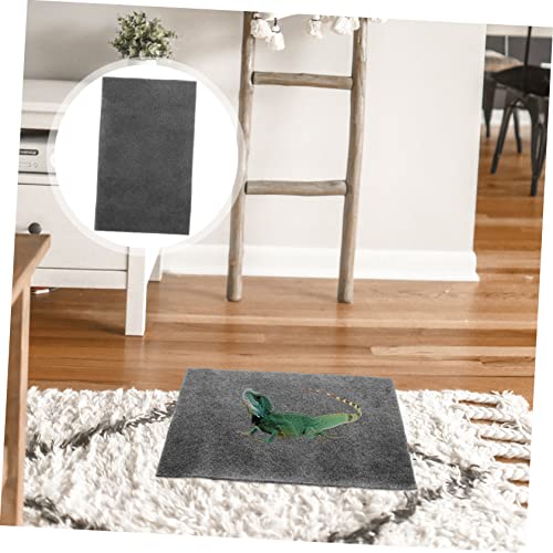 LIOOBO 2pcs Reptile Tank Accessories Decorative Reptile Carpet Tortoise Bedding Cypress Mulch Pad Household Snake Bedding