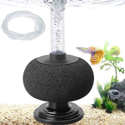 HITOP Diameter 4in Aquarium Bio Sponge Filter: 5-40gallon Air-Powered Fish Tank Filter, Quiet Filter for Aquarium/Betta Tank/Shrimp Tank/Fry Tank - style: Large 4in-1pack