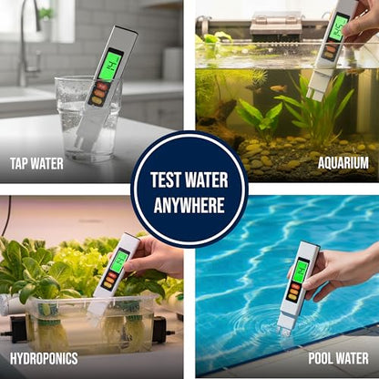 Craft911 Water Tester for Drinking Water - TDS Meter - color: White