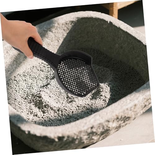 Toyvian 2pcs Cat Litter Scoop Set Sturdy Plastic Poop Shovel for Cats Reptiles Ergonomic Handle for Easy Waste Removal Durable Litter Scooper for Efficient Cleanup