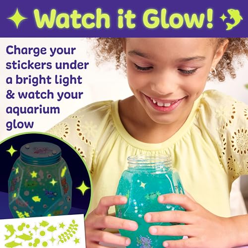 Creativity for Kids Glowing Axolotl Aquarium - Axolotl Crafts and Toys for Girls and Boys, STEM Science Kits for Kids, Craft Kits and Axolotl Gifts for Girls and Boys (Ages 6+)