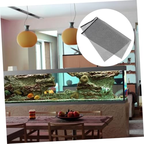 Aquarium Mesh Covers Durable Fish Tank Jump Guard Lid for Betta Fish Terrarium Net Screen for Optimal Air Circulation and Safety DIY Aquarium Accessory