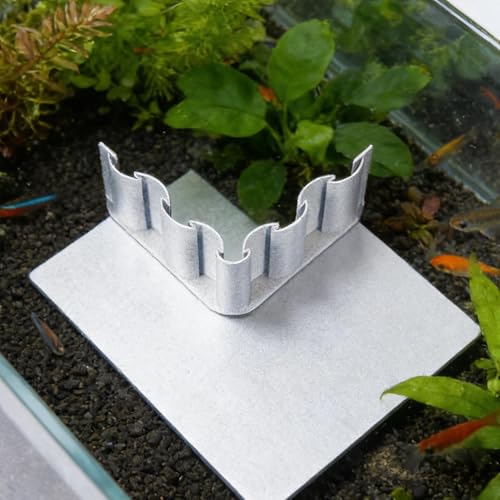 Aquarium Substrate Barrier Sand Isolation Board Substrate Barrier | Aquarium Accessories, Fish Tank Landscaping Decorative Board for Sand Water Grass Mud Isolation - size: C