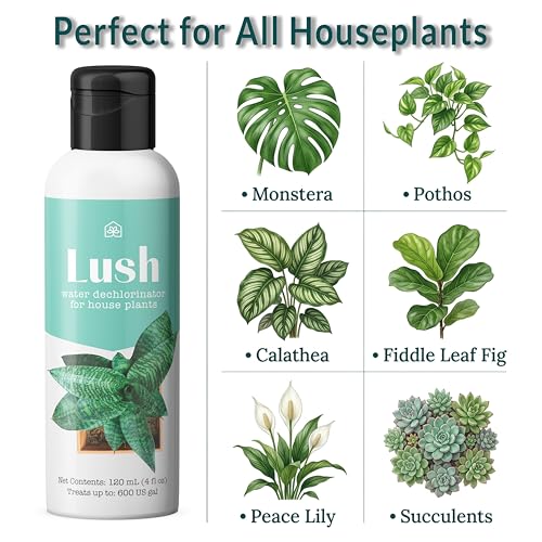 Lush Houseplant Dechlorinator, Ultra‑Concentrated Water Conditioner, 120ml