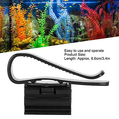 5-Piece Fish Tank Pipe Clamp, ABS Mounting Clip, Aquarium Hose Holder for 8-16mm Pipe