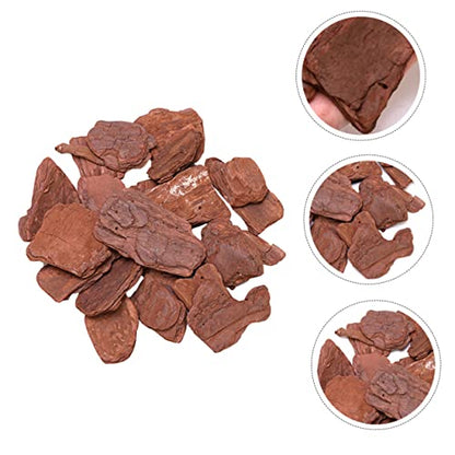 Happyyami 1pack Reptiles Breeding Box Pine Bark Substrate for Tortoise Habitat Decoration Natural Pine Material Pack for Reptiles and Animals
