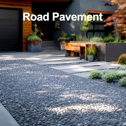 Pulovin 20 lbs River Rocks for Landscaping, Planters, 2"-3" Beach Pebbles | Natural Rocks for Aquarium, Fish Tank, Decorative Garden Stones for Plants, Flower Pots, Vase, Walkways - size: 2-3 Inch