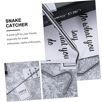 2pcs Telescopic Snake Hook Extendable Snake Catcher Material Reptile Catching Tool