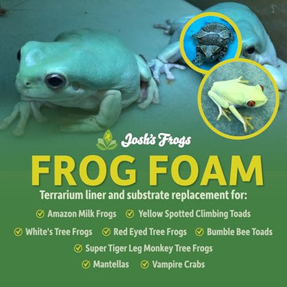 Josh's Frogs Frog Foam Terrarium Liner (12x12 Glass Terrarium) - size: 12x12