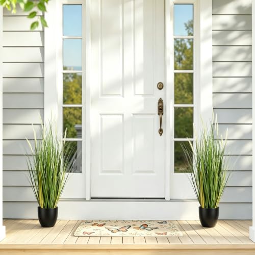 2-Pack 3FT Artificial Plants with Pot | Safe & Pet Friendly, Natural Looking Plants Artificial Decor for Home, Office, Patio, Wedding, Housewarming Decor Gift - size: 90cm