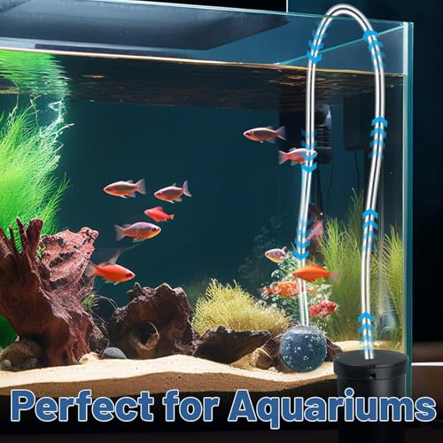 3/16" Aquariums Airline Tubing 6.5 Feet Standard Aquarium Tubing for Fish Tank Flexible Air Hose Pure Hose Aquarium Garden Terrarium Pond - size: 6.5 feet