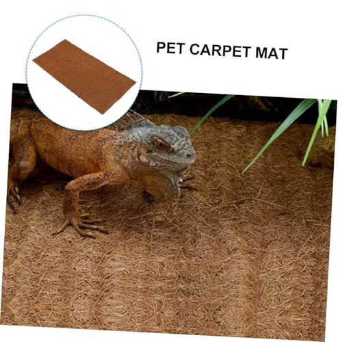 Coconut Fibre Reptile Carpet Tortoise Carpet Mat Moisturizing Pad for Bearded Dragon Tank