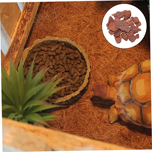 Happyyami 1pack Reptiles Breeding Box Pine Bark Substrate for Tortoise Habitat Decoration Natural Pine Material Pack for Reptiles and Animals
