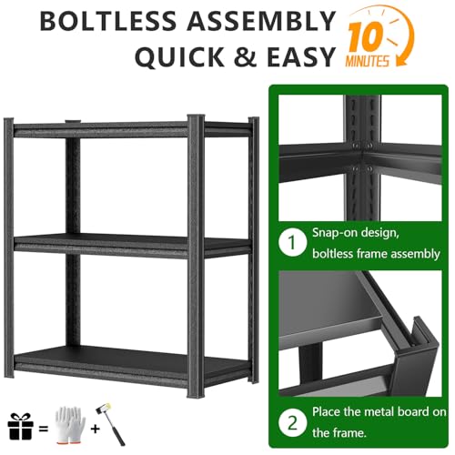 Metal Fish Tank Stand, 5-Tier Adjustable Aquarium Shelving with Side Rails for Reptile Terrariums Heavy Duty Storage Rack 3000 lbs Capacity, 35.4" L x 15.7" W x 71.2" H - size: 35.4"L x 15.7"W x 71.2"H