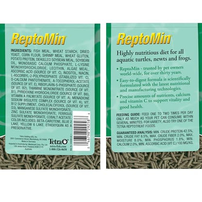 Tetra ReptoMin Floating Food Sticks, Food for Aquatic Turtles, Newts and Frogs, 6.83 lbs (4 pack) - size: 6.38 Pound (Pack of 4)