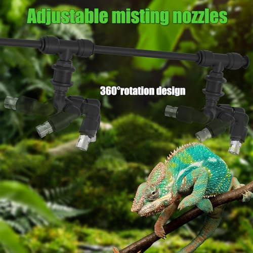 Fenocran Automatic Reptile Mister System, Reptile Humidifiers Smart Misting System