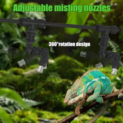 Fenocran Automatic Reptile Mister System, Reptile Humidifiers Smart Misting System