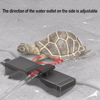 Zunate USB Aquarium Filter Pump, 3W Submersible Turtle Filter with Sponge, Quiet Mini Internal for Small Fish, Turtle Pond, Aquatic Plant Terrarium