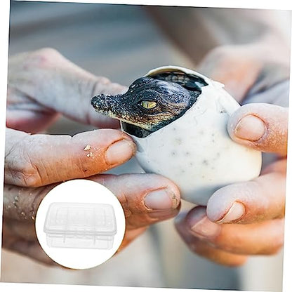 BESPORTBLE Reptile Breeders Kit 2pcs 16 Compartment Incubation Trays for Eggs Unbreakable Plastic