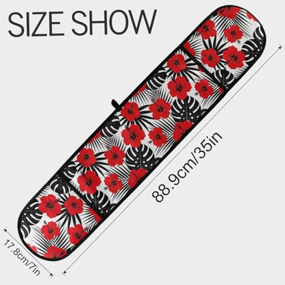 Dual-functionality Mitts and Pot Holders Sets High Heat Resistant Pot Holder Gloves Kitchen Aid BBQ (Flower Hawaii Floral Jungle Exotic) - color: Flower Hawaii Floral Jungle Exotic