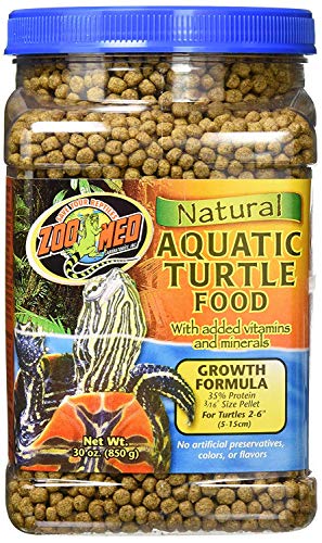 Zoo Med Aquatic Turtle Food Growth Formula 30 oz. - size: 1.88 Pound (Pack of 1)